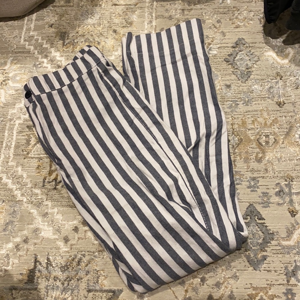 brandy melville striped tilden pants